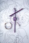 Garmin Lily 2 010-02839-21 Smartwatch Digital Dial Metallic Lilac With Lilac Silicone Strap-8