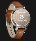 Garmin Lily 2 Classic 010-02839-60 Smartwatch Digital Dial Cream Gold with Tan Leather Strap-2