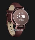 Garmin Lily 2 Classic 010-02839-61 Smartwatch Digital Dial Dark Bronze With Mulberry Leather Strap-4