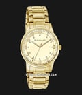 Giordano 1812-22 Men Champagne Dial Gold Stainless Steel Strap-0