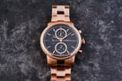 Giordano Classic GD-1017-22 Men Black Dial Rose Gold Stainless Steel Strap-4