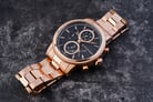 Giordano Classic GD-1017-22 Men Black Dial Rose Gold Stainless Steel Strap-6