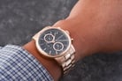 Giordano Classic GD-1017-22 Men Black Dial Rose Gold Stainless Steel Strap-7