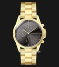 Giordano GD-1088-66 Grey Dial Gold Stainless Steel Strap -0