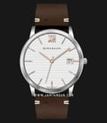 Giordano GD-1115-01 White Dial Brown Leather Strap-0