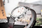 Giordano GD-1115-01 White Dial Brown Leather Strap-3