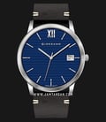 Giordano GD-1115-02 Blue Dial Black Leather Strap-0