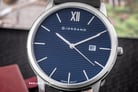 Giordano GD-1115-02 Blue Dial Black Leather Strap-2