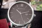 Giordano GD-1115-03 Grey Dial Brown Leather Strap-2