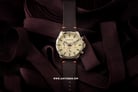 Giordano Journey GD-1156-04 Men Champagne Dial Brown Leather Strap-1