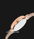 Giordano Classic GD-2070-11 Ladies White Dial Rose Gold Mesh Stainless Steel Strap-1