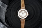 Giordano Classic GD-2070-11 Ladies White Dial Rose Gold Mesh Stainless Steel Strap-5