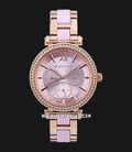 Giordano Fashionista GD-2075-33 Ladies Pink Dial Dual Tone Stainless Steel Strap-0