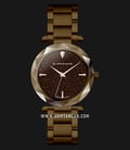 Giordano GD-2101-33 Brown Glitter Dial Green Olive Stainless Steel Strap-0
