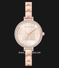Giordano GD-2102-55 Rose Gold Motif Dial Rose Gold Stainless Steel Strap-0