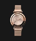 Giordano GD-2107-44 Rose Gold Dial Rose Gold Stainless Steel Strap-0