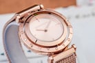 Giordano GD-2107-44 Rose Gold Dial Rose Gold Stainless Steel Strap-2