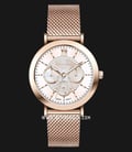 Giordano GD-2108-22 Rose Gold Mother of Pearl Dial Rose Gold Stainless Steel Strap-0
