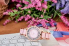 Giordano GD-2109-22 Pink Mother of Pearl Dial Dual Tone Stainless Steel with Ceramic Strap-1