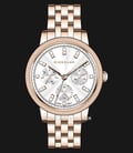 Giordano GD-2113-22 Silver Dial Rose Gold Stainless Steel Strap-0