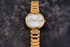 Giordano Eleganza GD-2128-33 Ladies Silver Dial Gold Stainless Steel Strap-4