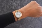 Giordano Eleganza GD-2128-33 Ladies Silver Dial Gold Stainless Steel Strap-7