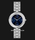 Giordano Eleganza GD-2134-11 Ladies Blue Dial Stainless Steel Strap-0