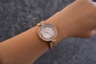 Giordano Eleganza GD-2134-22 Ladies Rose Dial Gold Rose Gold Stainless Steel Strap-7