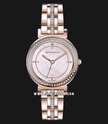 Giordano Eleganza GD-2135-44 Ladies Mother Of Pearl Dial Rose Gold Stainless Steel-0
