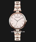 Giordano Fashionista GD-2139-33 Ladies Rose Gold Dial Rose Gold Stainless Steel Strap-0