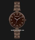 Giordano Fashionista GD-2139-44 Ladies Brown Dial Brown Stainless Steel Strap-0