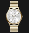 Giordano Fashionista GD-2141-22 Ladies Silver Dial Gold Stainless Steel Strap-0