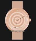 Giordano Fashionista GD-2145-33 Ladies Shiny Rose Gold Dial Rose Gold Mesh Strap-0