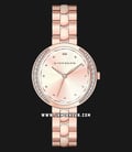 Giordano Fashionista GD-2151-66 Ladies Rose Gold Dial Rose Gold Stainless Steel-0