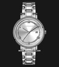 Giordano Eleganza GD-2154-11 Ladies Silver Dial Stainless Steel Strap-0
