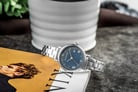 Giordano Eleganza GD-2154-22 Ladies Blue Dial Stainless Steel Strap-1