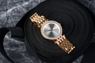 Giordano R4006-44 Ladies Sunray Silver Dial Rose Gold Stainless Steel Strap-5