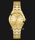 Guess Crystalline GW0114L2 Champagne Sunray Dial Gold Tone Stainless Steel Strap-0