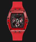 Guess Phoenix GW0203G5 Black Dial Red Silicone Strap-0