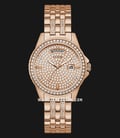 Guess Lady Comet GW0254L3 Rose Gold Dial Rose Gold Stainless Steel Strap-0
