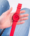 Guess Rally GW0266G5 Red Dial Red Silicone Strap-3