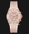 Guess Eco Friendly GW0409L3 Ladies Pink Dial Pink Clear Silicone Strap-0