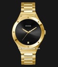 Guess GW0427G2 Men Black Dial Gold Stainless Steel Strap-0