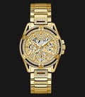 Guess Queen GW0464L2 Ladies Gold Dial Gold Stainless Steel Strap-0