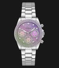 Guess Sol GW0483L1 Ladies Iridescent Glitz Dial Stainless Steel Strap-0