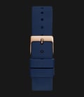 Guess Emblem GW0509L1 Ladies Rose Gold Sunray Dial Gold Blue Silicone Strap-2