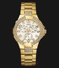 Guess L16540L1 Women Beige Dial Gold-tone Stainless Steel Watch-0