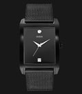 Guess U0298G1 Dressy Diamond Black Dial Black Ion-plated Unisex Watch-0