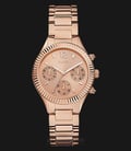 Guess U0323L3 Women Multi-Function Rose-Gold Dial Stainless Steel Watch-0
