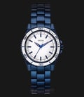 Guess U0557L3 Women White Dial Iconic Blue-tone Stainless Steel Watch-0